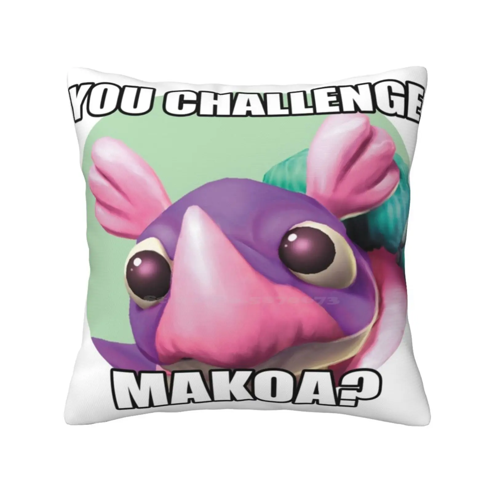 You Challenge Makoa ? Home Sofa Car Waist Throw Pillowcase Makoa Paladins Rpg Videogames Esports