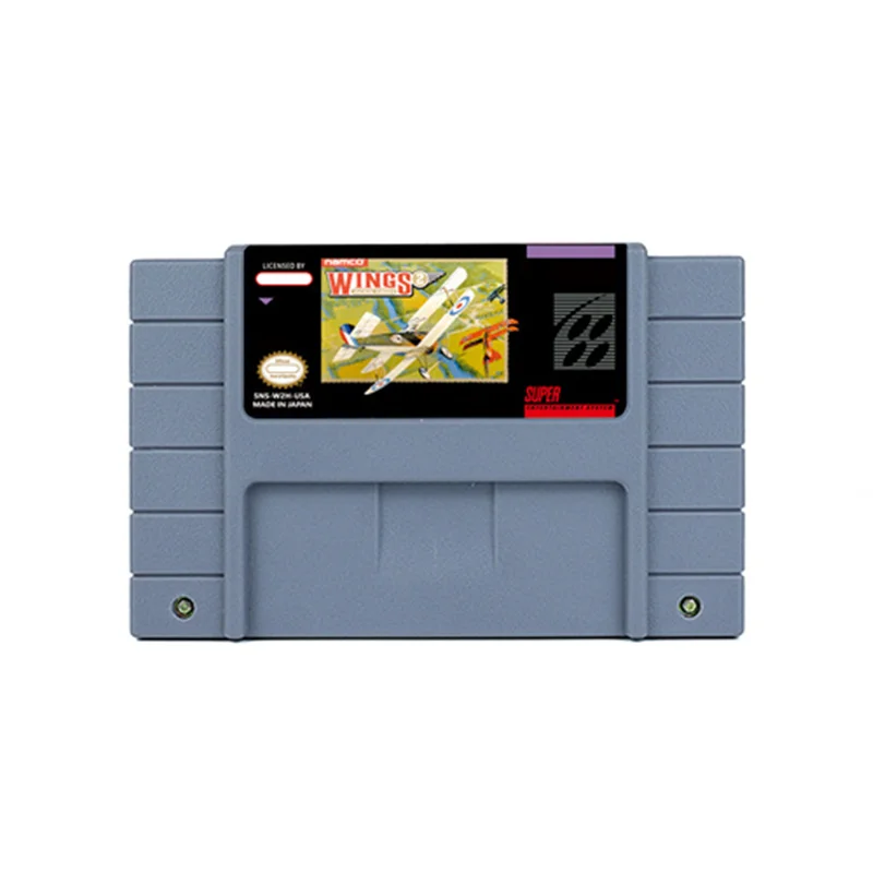 Wings 2 - Aces High  Action  Game for SNES 16 Bit Retro Cart Children Gift