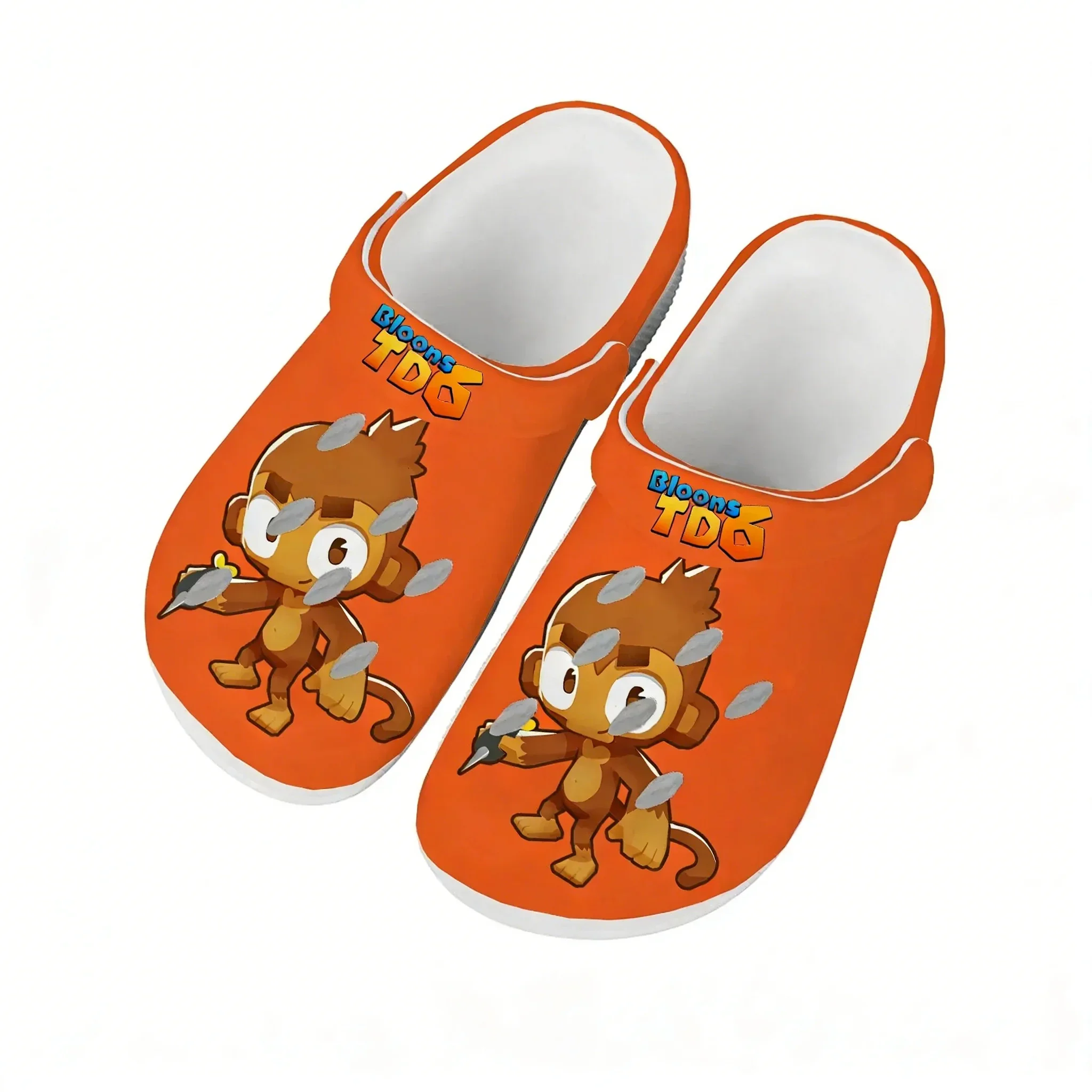 Bloons TD6 Water Shoes Mens Womens Comfortable Fashion Home Garden Clogs Customizd Sandals Beach Breathable Hole Slippers