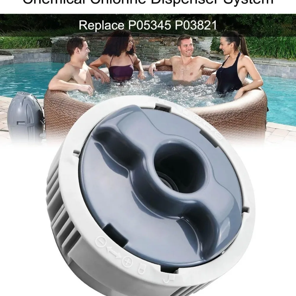 Pool Spa Chlorine Dispenser Spare Component, Compatible with P05345 P03821, Vortex Hot Tub Chemical Dispensing Accessory