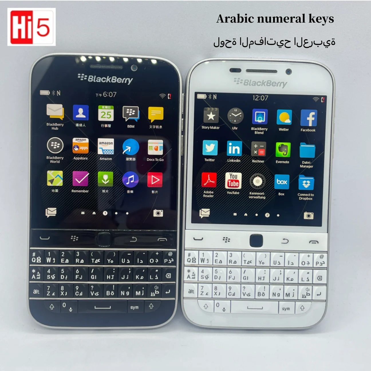 BlackBerry Classic Q20 Арабская клавиатура 4G LTE 3,5 дюйма 2 ГБ ОЗУ 16 ГБ ПЗУ WiFi GPS Двухъядерный оригинальный телефон BlackBerry-OS
