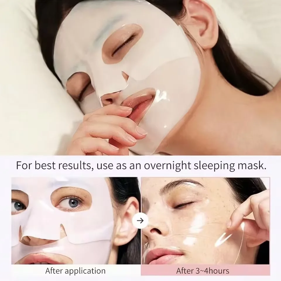 Bio-Collagen Sea Kelp Real Deep Mask Anti-Wrinkle Lifting Mask Hydrolyzed Collagen Collagen Reverse Filming Volume PeelOff Mask