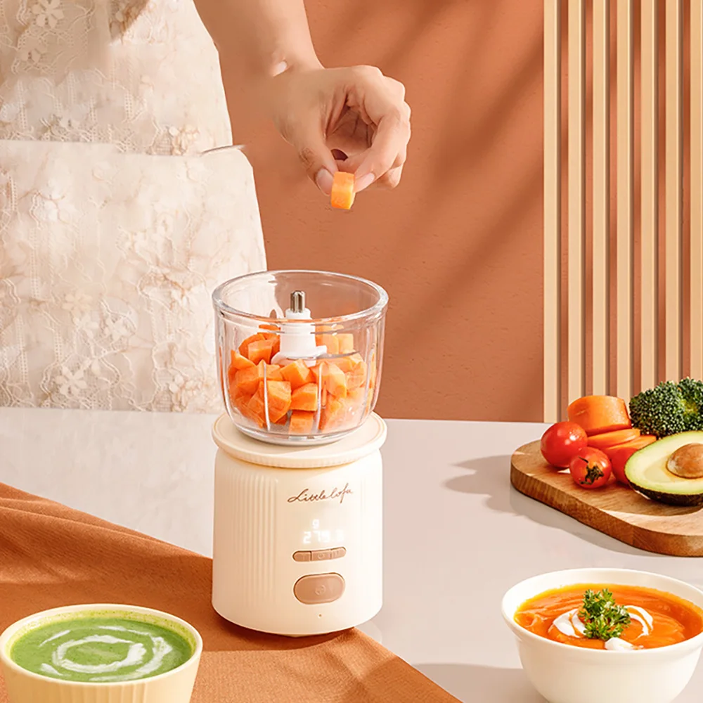 Mini Portable Grinder Multifunctional Small Wireless Weighing Food Processor