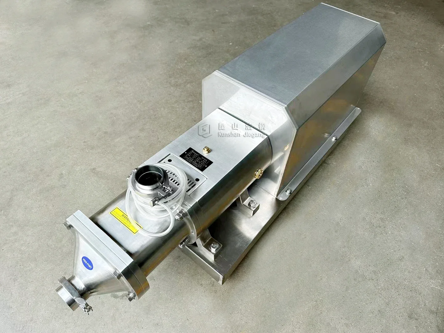 304/316 الفولاذ المقاوم للصدأ الغذاء الصف المسمار الشحوم مضخة سعر المصنع مضخة المسمار المزدوجة