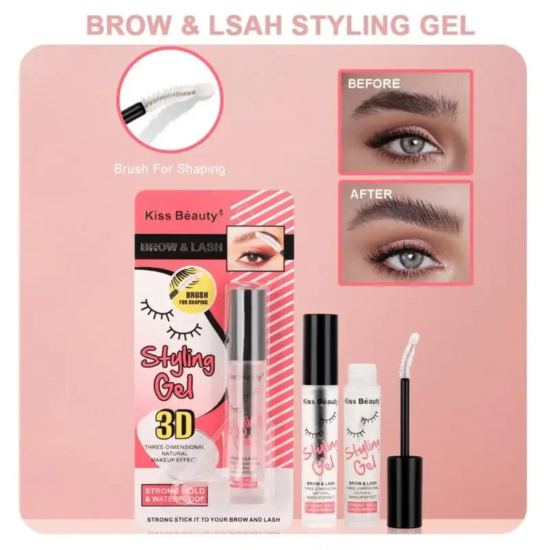 Heallor Kiss Beauty Waterproof 3D Eyebrow Styling Cream Quick-drying Makeup Eyebrow Sculpt Soap Natural Wild Brow Pomade Setting