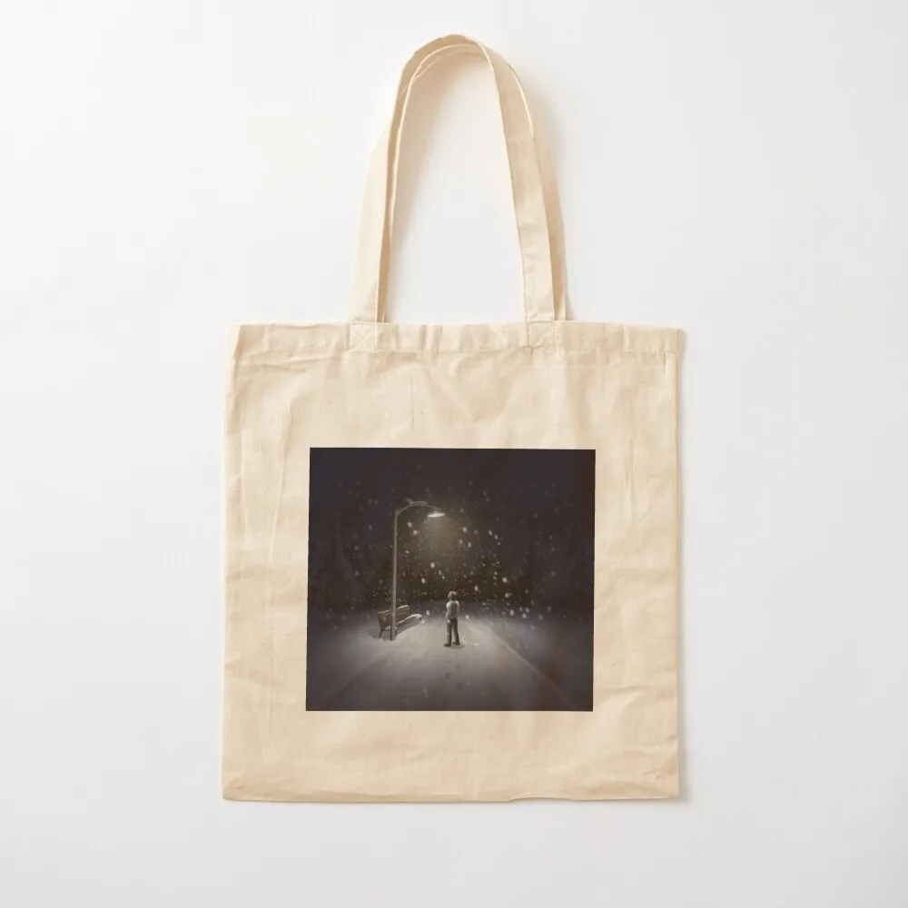 

Snowy Path Tote Bag Women's beach bags Big bag women