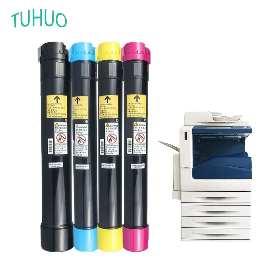 4PCS C7425 Toner Cartridge With Chip For Use in Xerox WorkCentre 7425 7428 7435 006R01391-1394 006R01395-1398 006R01399-1402