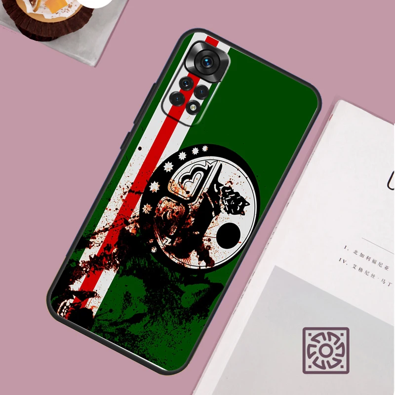 Chechnya Chechen Flag Case For Xiaomi Redmi Note 12 11 8 9 10 13 Pro 12S 11S 10S 9S Redmi 13C 9C 10C 12C Cover