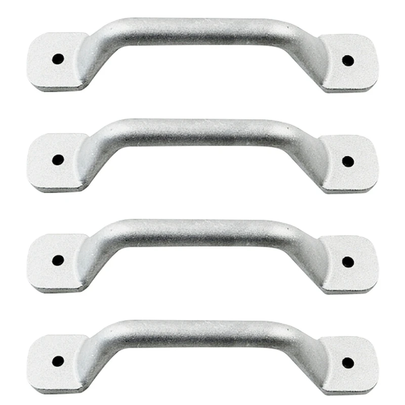 

4X Aluminum Marine Boat Cleat Grab Rail Handle Handrail For Ship Deck Handrails