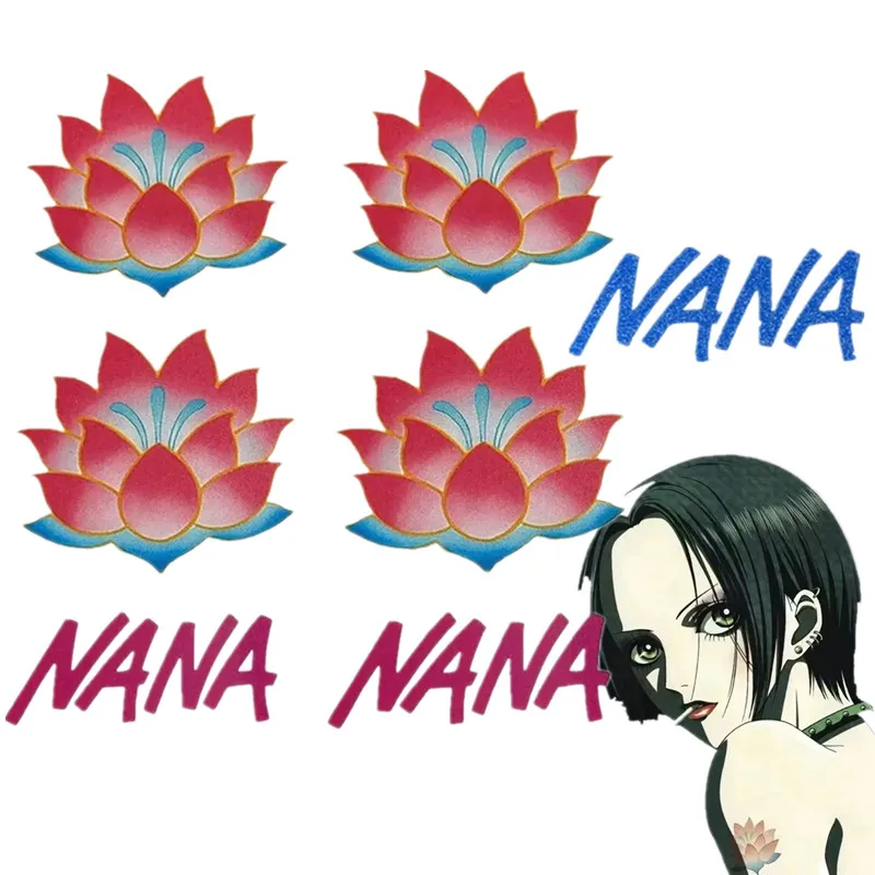 

Anime NANA ナナ Cosplay Oosaki Nana Waterproof Fake Tattooing Halloween Lotuses Arm Tattoo Stickers Masquerade Prop