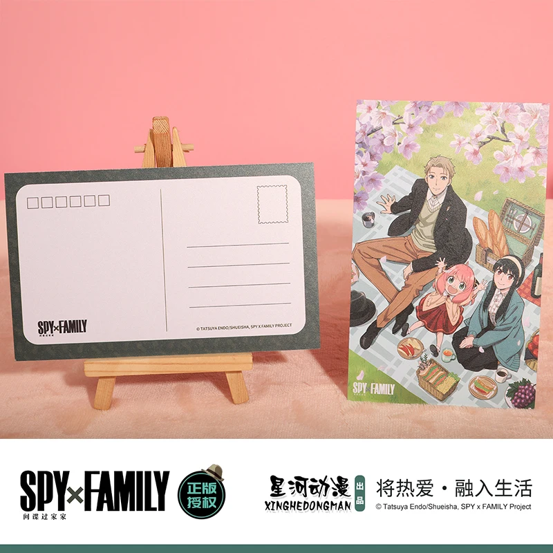 SPY×FAMILY Cartolina di autorizzazione ufficiale unisex Anya Yor Loid Forger Twilight China