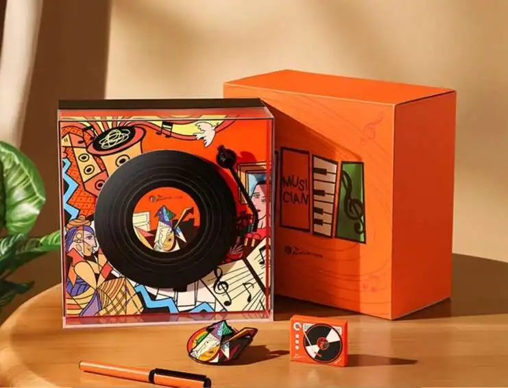 

Creative Picasso 5526, музыкальная шкатулка художника, подарочная коробка, перьевая ручка для мужчин и женщин, подарок для подруги, студентов