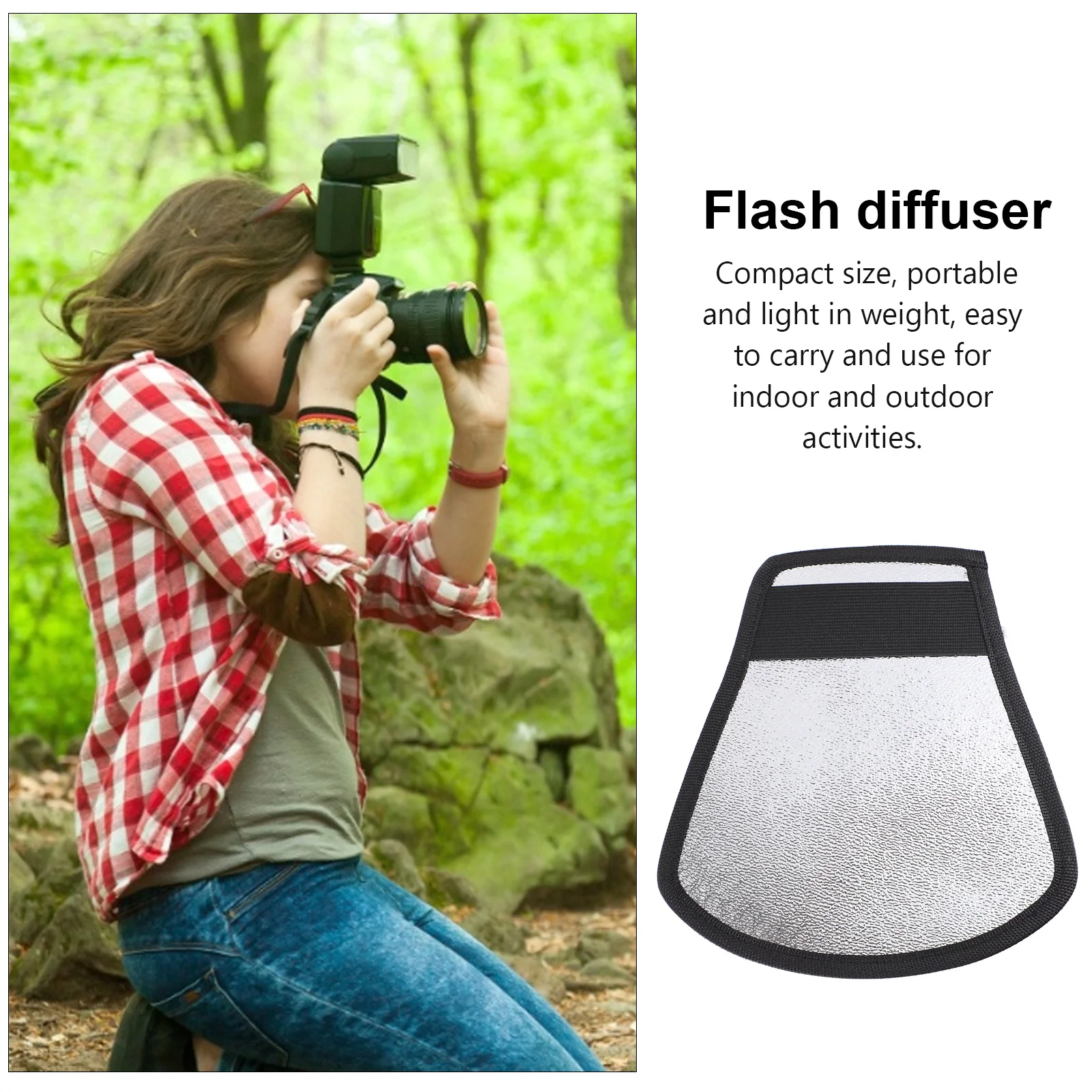

4pcs Photography Reflector Light Diffuser For Camera Outdoor Portraits Product Shots Video Lighting