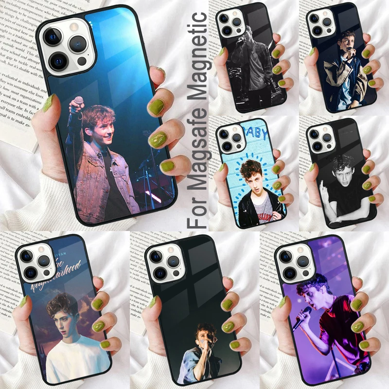 Troye Sivan Mellet Magnetic Soft Phone Case for iPhone 16 Promax 15 Pro 13 14 Plus 11 12 Mini MagSafe Coque