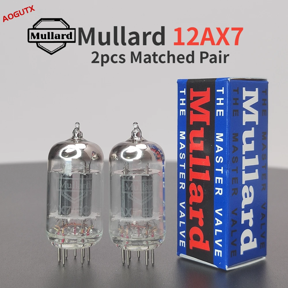 Aogutx Mullard 12AX7 ECC83 6N4Vacuum Tube HIFI Audio Valve Electronic Tube Amplifier Kit Factory Precision Matched Quad Diy