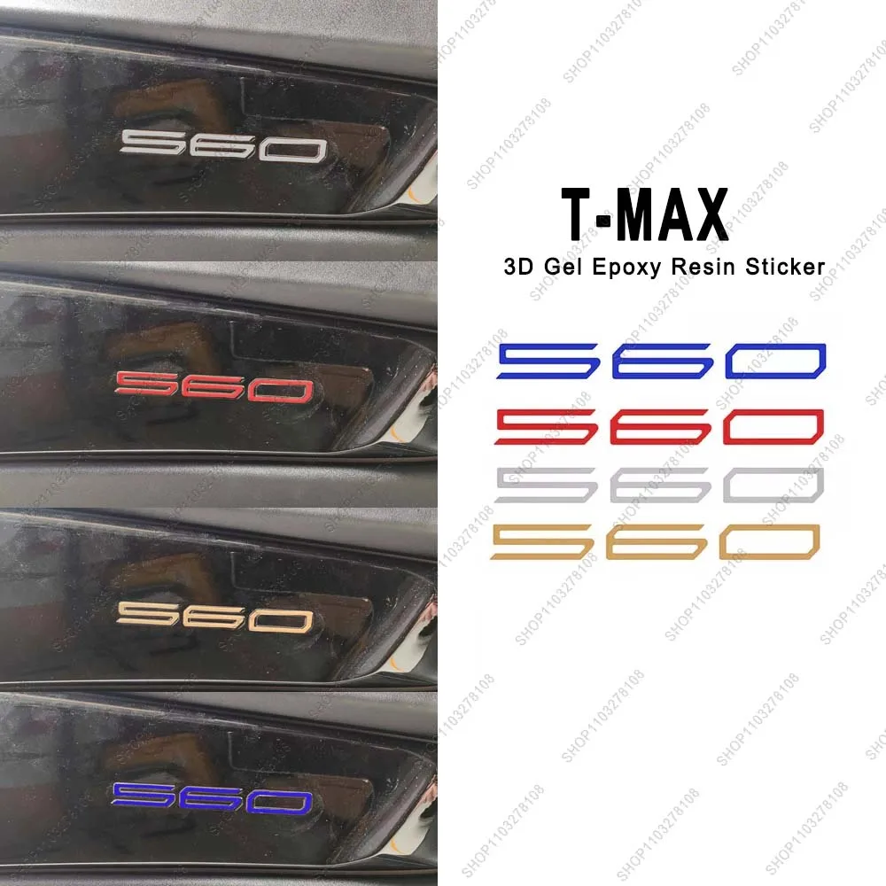 

For Yamaha T-Max 560 tmax 2022 scooters Motorcycle 3D Logo Decal Tank Body Sticker