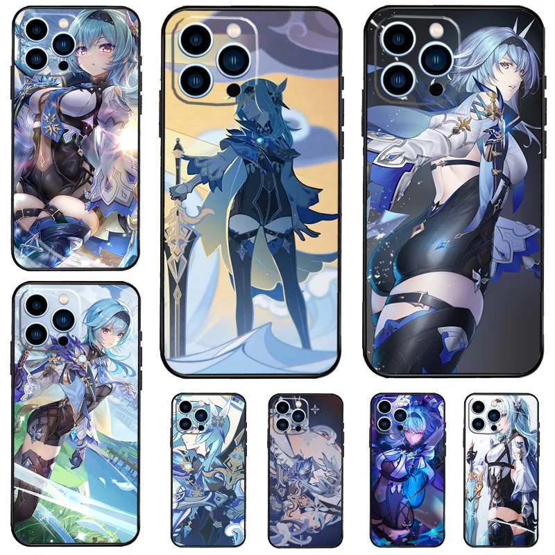 Genshin Impact Eula Case For Samsung Galaxy S26 Ultra S20 S21 S23 S24 S25 Ultra S22 Plus S26 FE Back Cover Shell