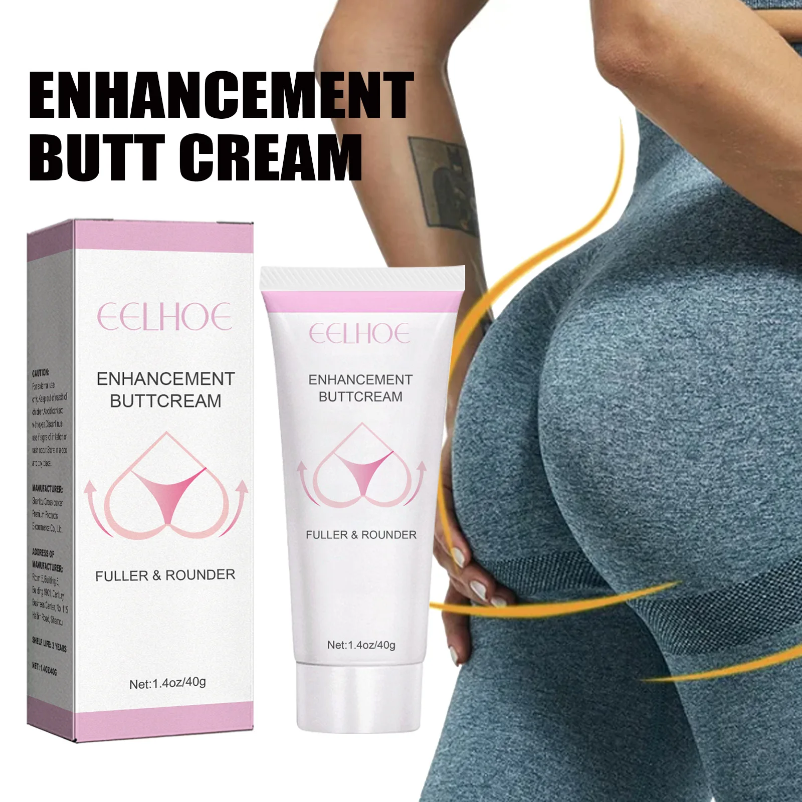 

Hip Lift Up Butt Enhancement Cream Lifting Sculpts Plump Fast Growth Prevent Buttock Sagging Make Buttocks Full of Elasticity