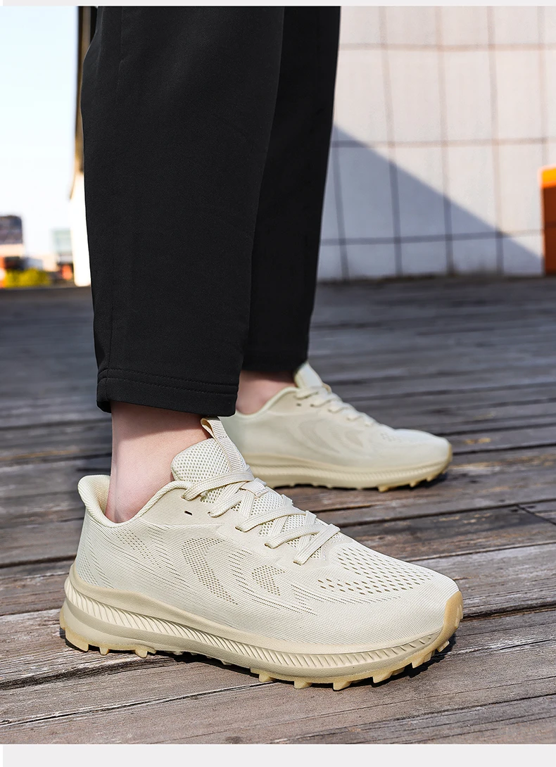 2026 Neu eingetroffene Herren-Wanderschuhe: Atmungsaktive Schnür-Trekking-Schuhe für Herren mit Dämpfung für Outdoor-Klettern und Tourismus – Detail 21