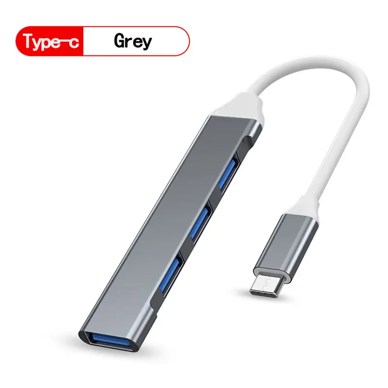 USB 3.0 Hub USB Hub 4 Port High Speed Type C Splitter 5Gbps For PC Computer Accessories Multiport HUB 4 USB 3.0 2.0 Ports - Image 11