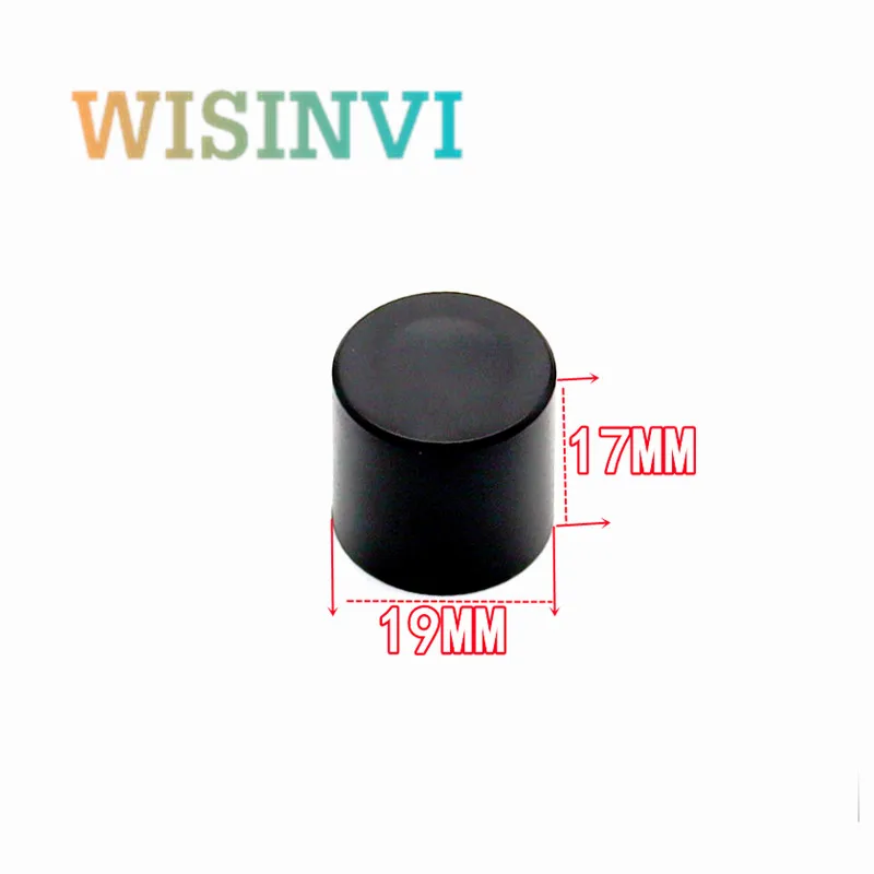 5PCS 19*17MM 19X17MM plastic knob potentiometer rotary encoder volume switch knob suitable D axis and flower shaft 6MM