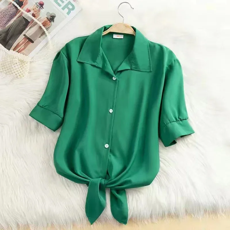 Polychrome Womens Blouse Shirt Summer  Holiday Loose Short Sleeve Casual Tops And  New Plus Size Blouses Women Blusas 4xl Tops