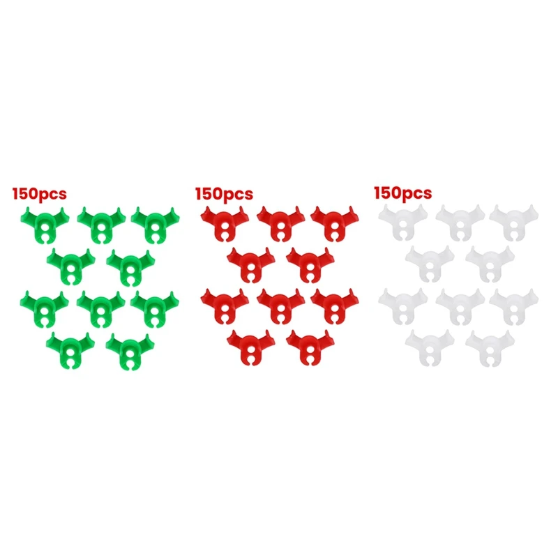 

AA21-150Pcs Plant Clips Bending Tool For Flower Vines Low-Pressure Training 90 Degree Stem Support