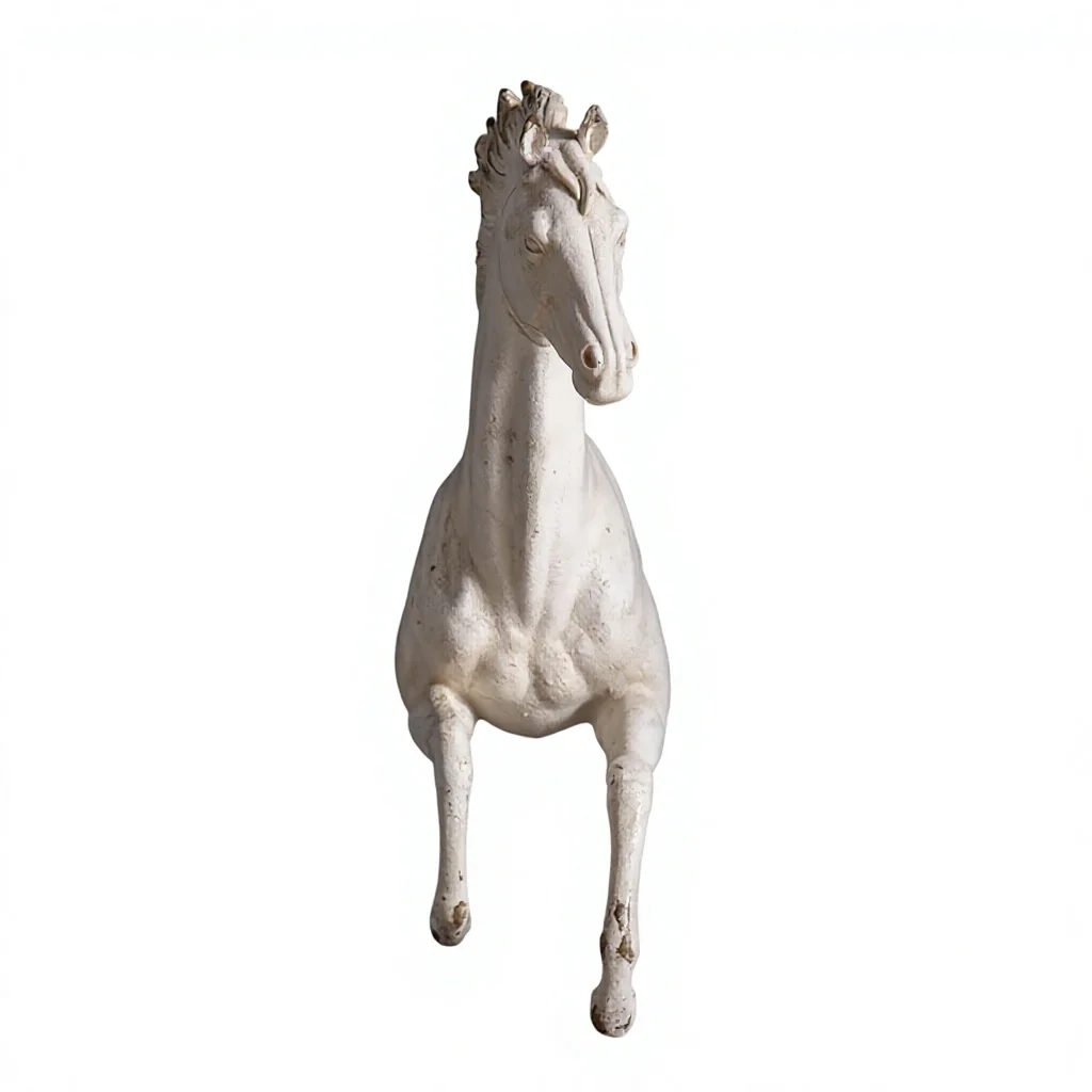 xx-French-style Romantic Wall-mounted Three-dimensional Relief Horse Head Wall Decoration Wedding Outdoor Courtyard Decor