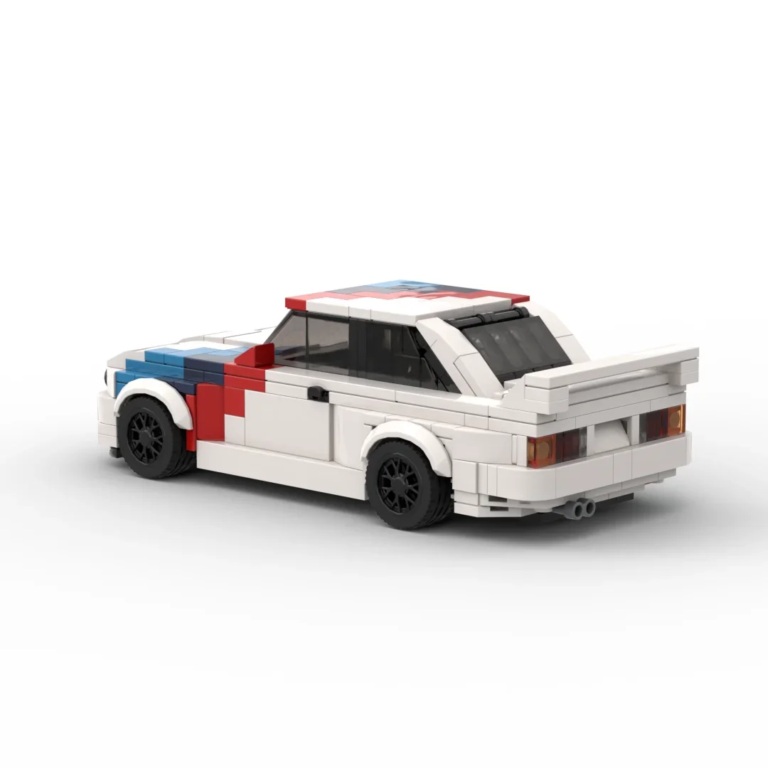 InhawBrick ความเร็ว Moc การวิเคราะห์กีฬา Racing E30 M3 รถ Building Block ผู้ใหญ่อิฐชุดของเล่น