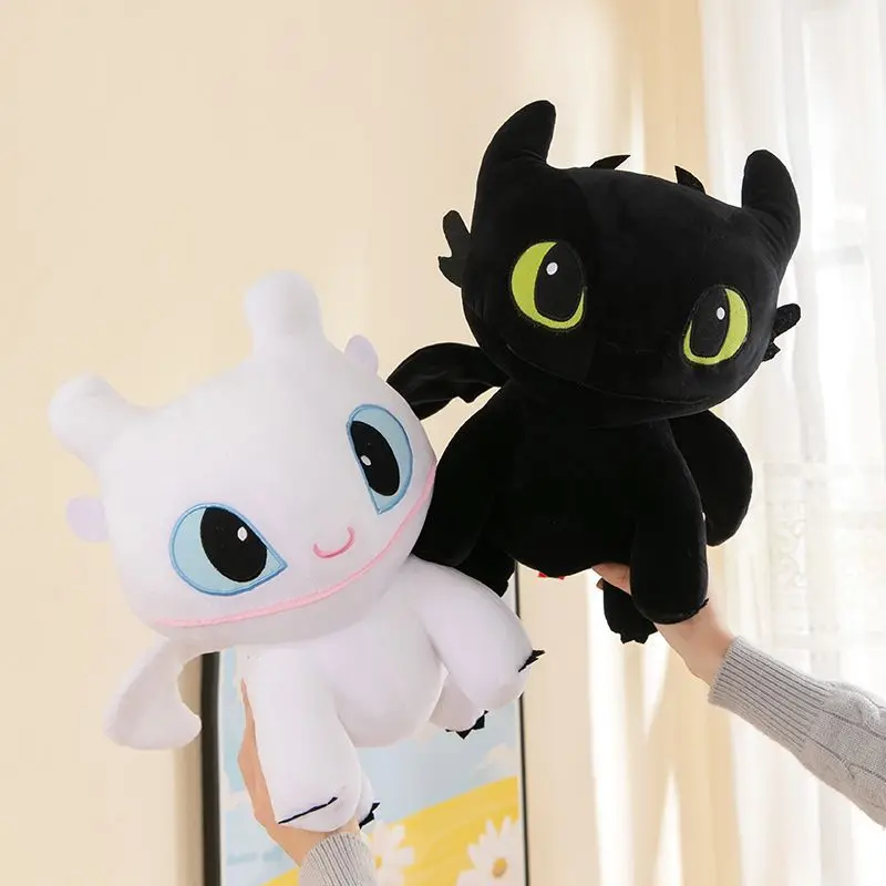 35cm/45cm How to Train Your Dragon Plush Toys  Plushie Toothless Doll Kawaii Stuffed  Decoration Gift For Kids Birthday