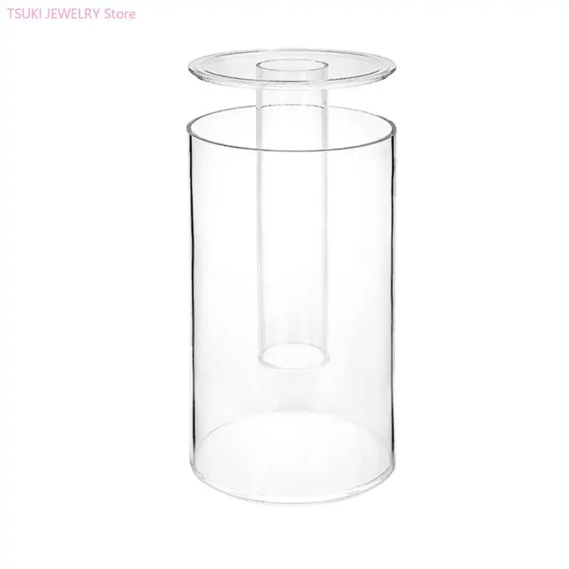 62KE Klare Haarband-Box, leicht zu reinigende Display-Organizer, Haarband-Aufbewahrungsbox mit Acrylstruktur für Zuhause oder – Detail 7