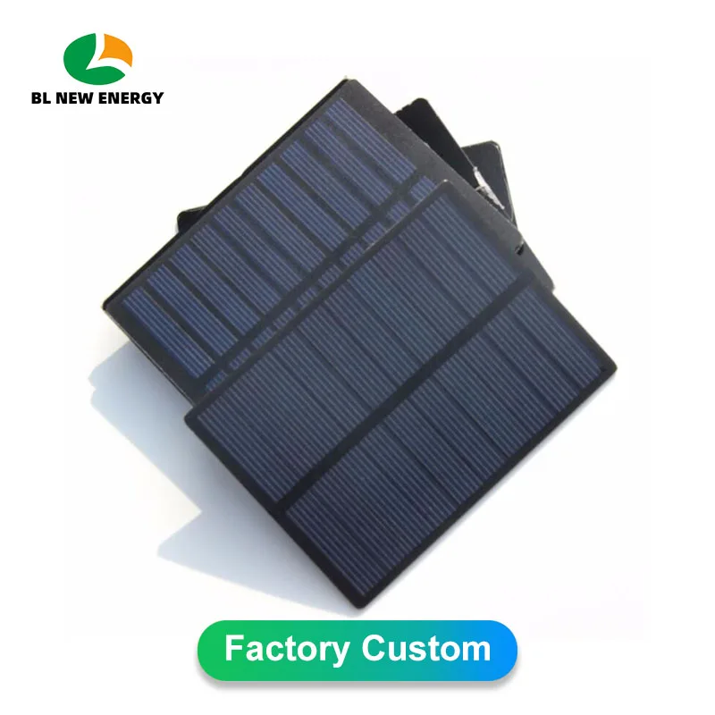 5 Buah Panel Pengisi Daya Surya Ultra Kompak 1.3W 5V Sel Surya Kecil untuk Bank Daya Baterai Li-ion 3.7V Mainan Pendidikan 110*80MM