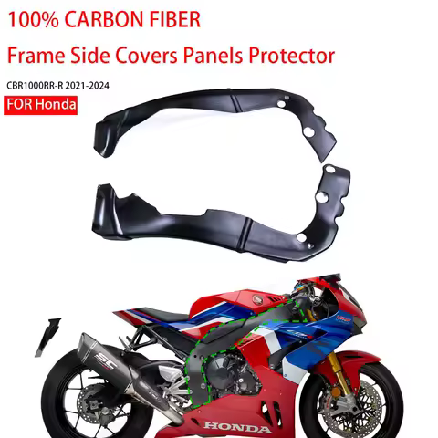 Motorcycle Fairings kits For Honda CBR1000RR-R 2021-2024 100% Carbon Fiber Frame Side Covers Panels Protector Guard Accessories