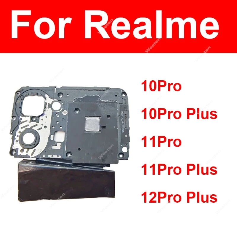 

Mainboard Cover For Realme 10Pro 11Pro Plus 10 Pro 11 12 Pro Signal Wifi Motherboard Frame With Flashlight Flex Cable Ribbon