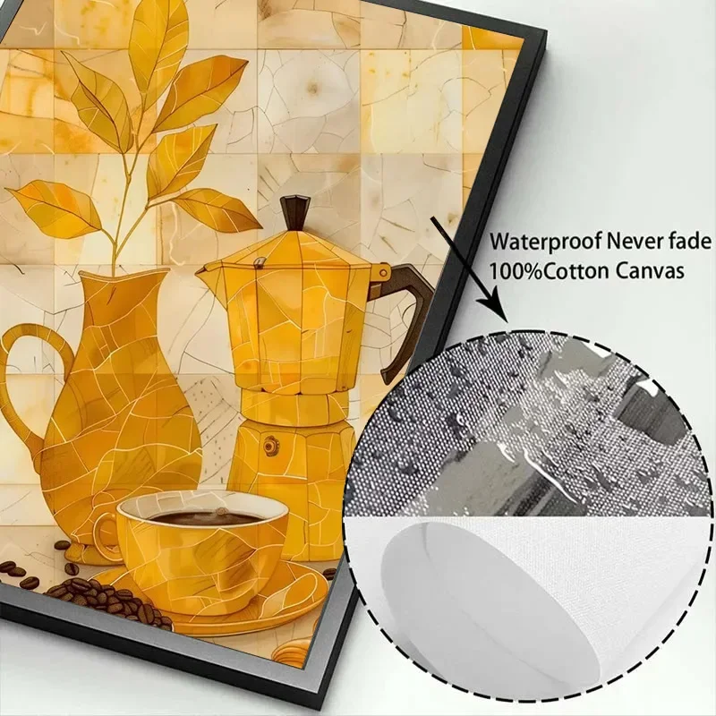 Lemon Olive Tree Plants in Vase Prints Still Life Poster Vintage Wall Art Canvas Painting Botanical Antique Home Room Decor