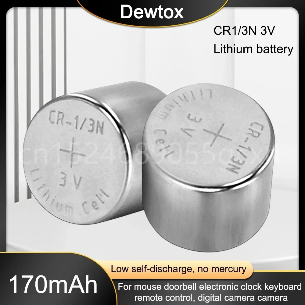 카메라 로케이터 셀 단추 리튬 이온 배터리용 정품 CR1/3N 3V CR-1/3N CR13N M6 M7 DL-1/3N 3V 리튬 배터리, 1-5 개