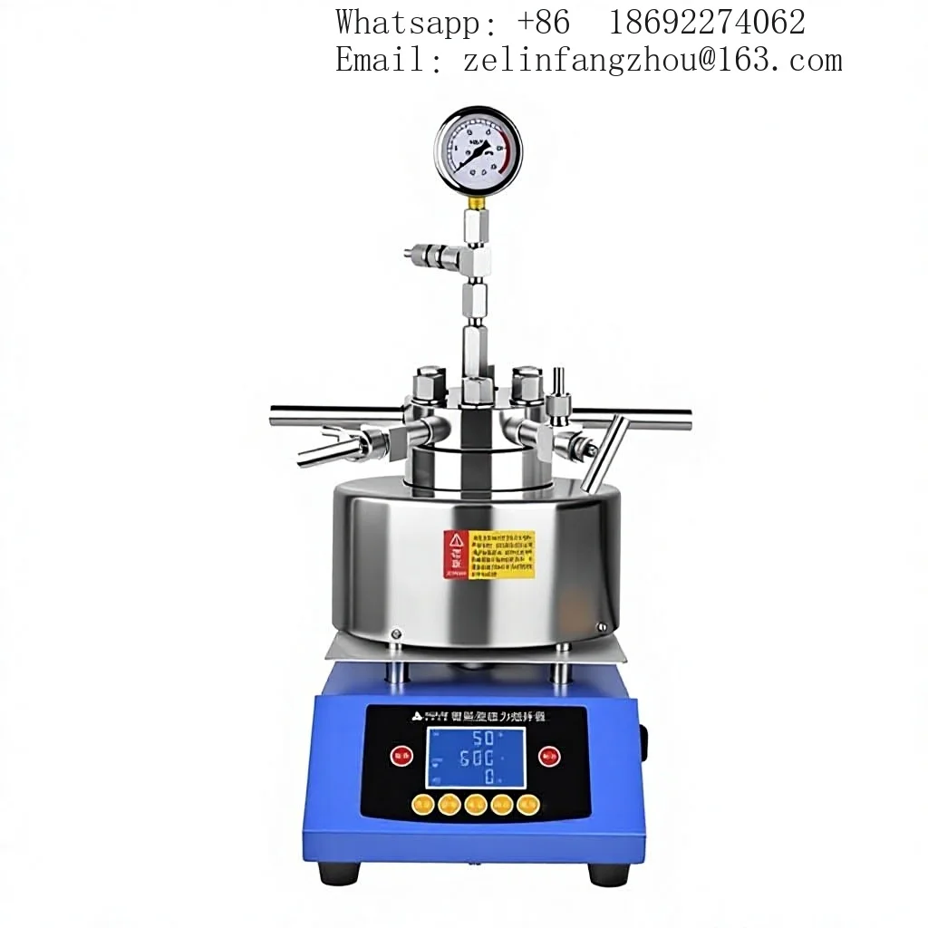 TGYF-B Lab Small High Pressure Stainless Steel Reactor 0.05L 50ml High Temperature Resistant Autoclave Vessel Heavy Pro