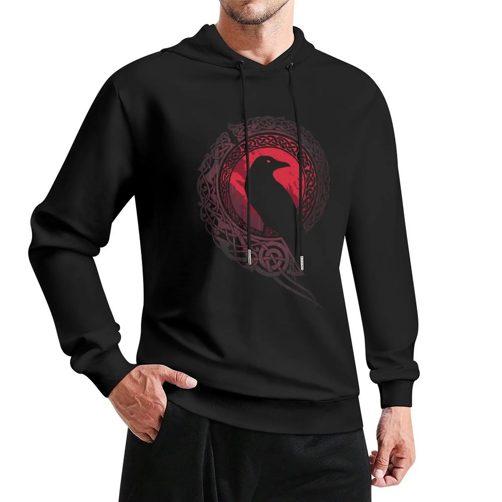 

EDDA Pullover Hoodie men clothing graphic t shirts men anime clothes men wear tracksuits