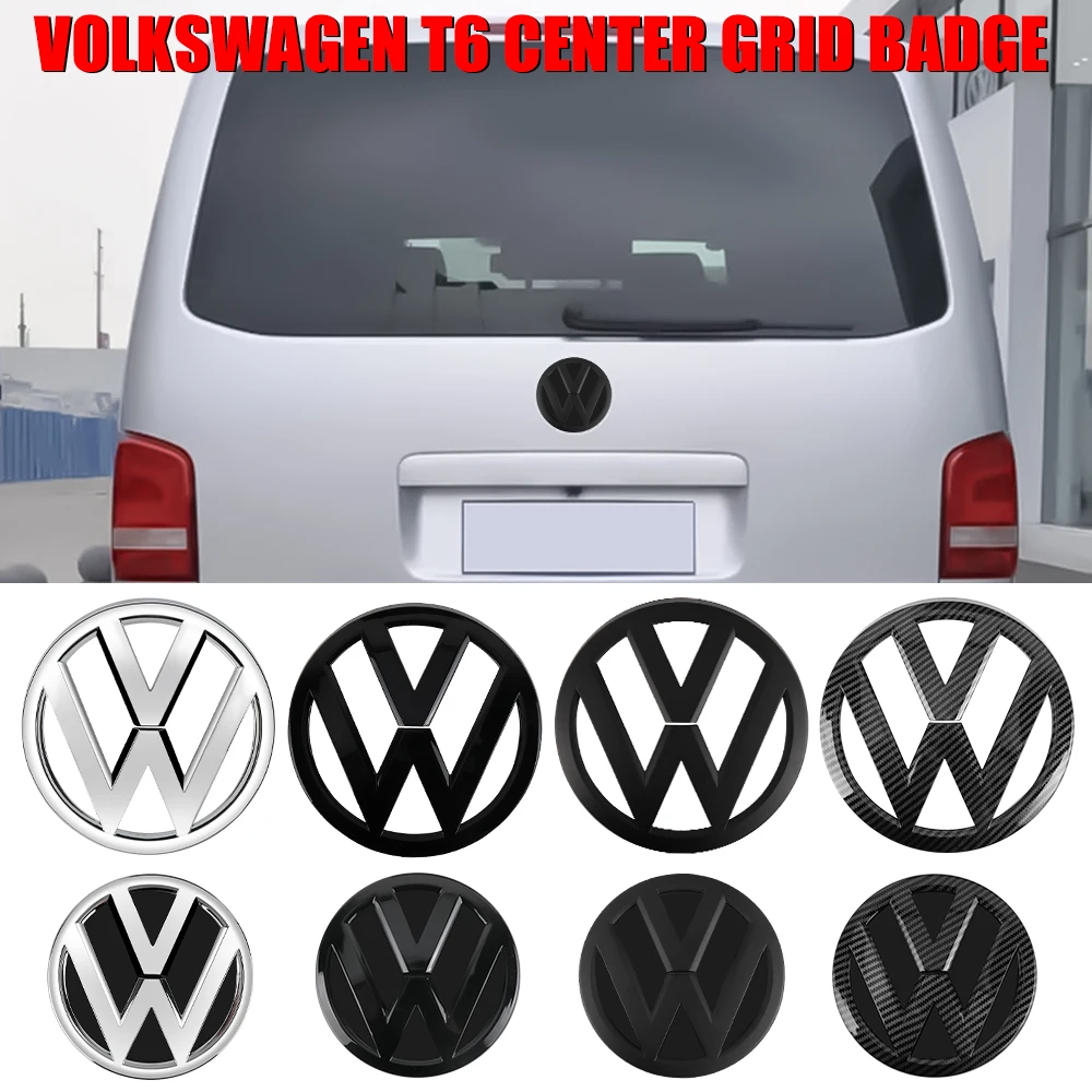 1 Set for VW Transporter T6 2016-2020 Original Replacement Version Car Front Grille Emblem Cover Rear Trunk Lid Badge Stickers