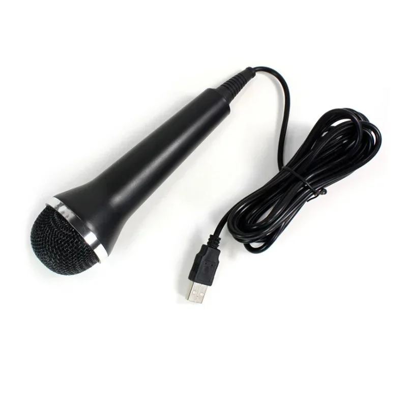 USB Wired Microphone Karaoke Mic for Nintendo Switch Wii PS4 Xbox PC Computer