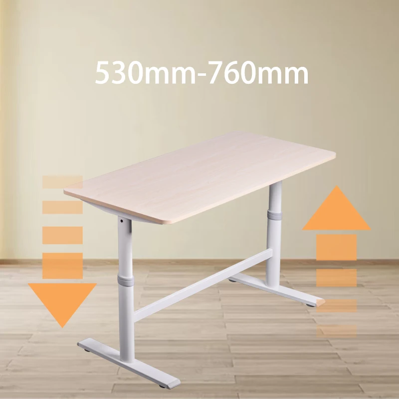 Writing Desk Hand Crank Height Kids Adjustable Study Desk Table for Bedroom