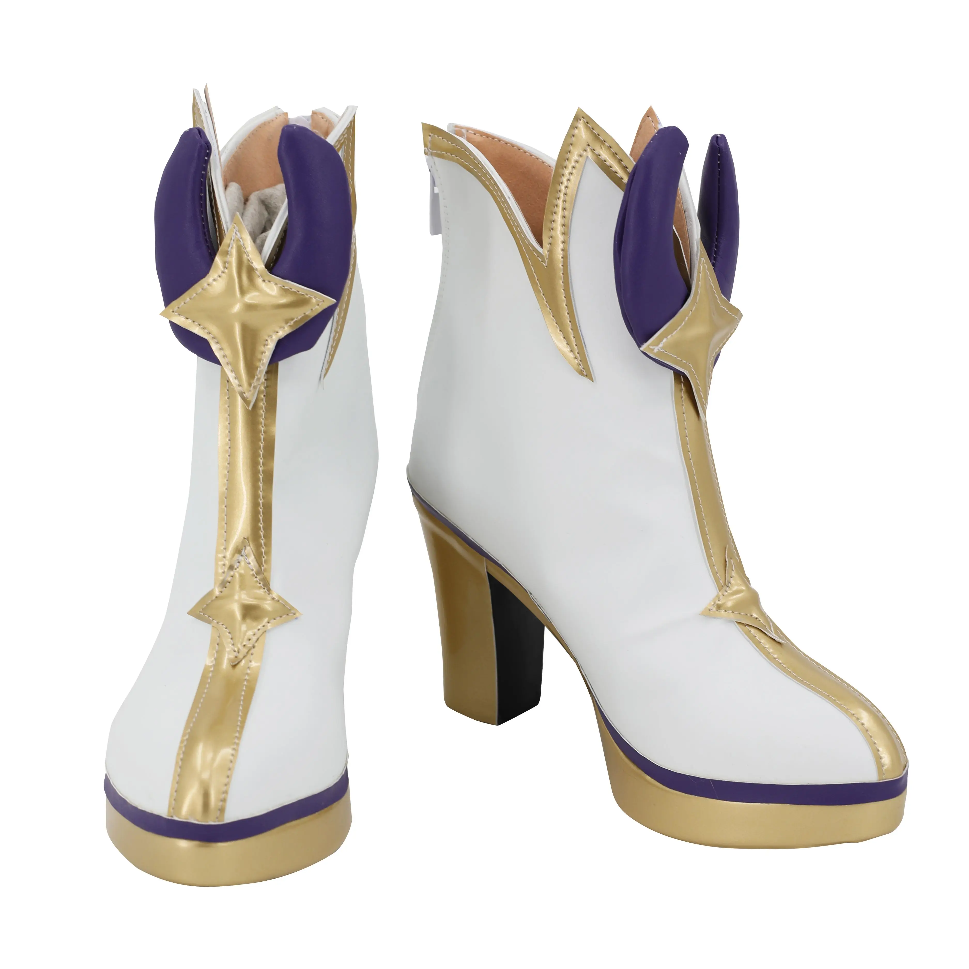 Juego LOL KDA Akali Cosplay PU botas Zapatos Halloween Cosplay Prop