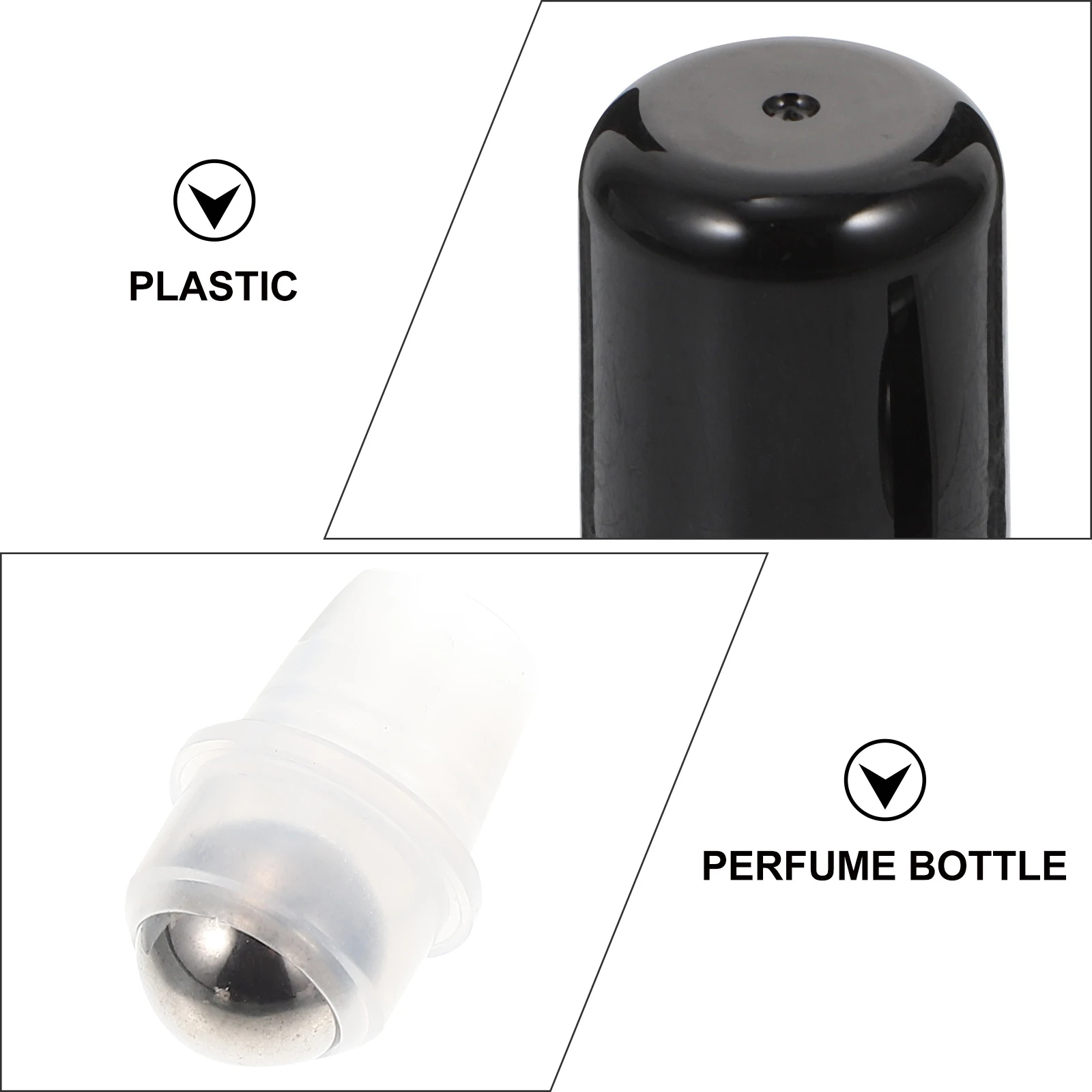 

Ball Bottle Cap Essential Oil Roller Rollers Accessories Fitments Plastic Beads