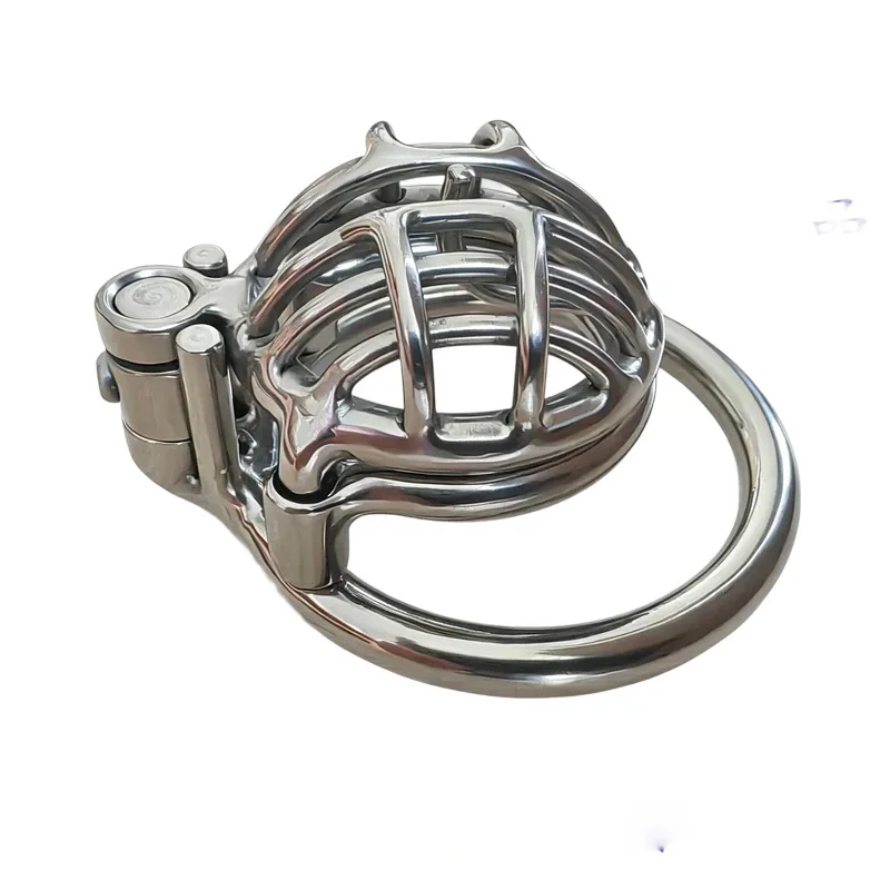 Custom Titanium Birdcage Cock Cage Lightweight Short Chastity Device Ring Customize Penis Lock S Screw PA Prince Albert Chastity - Image 2