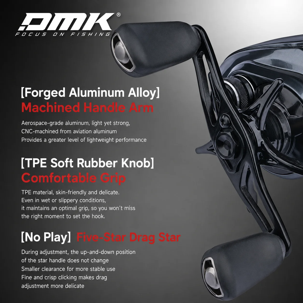 DMK DC Baitcasting-molen 11+1B - Spincast Reel recensie en prijs