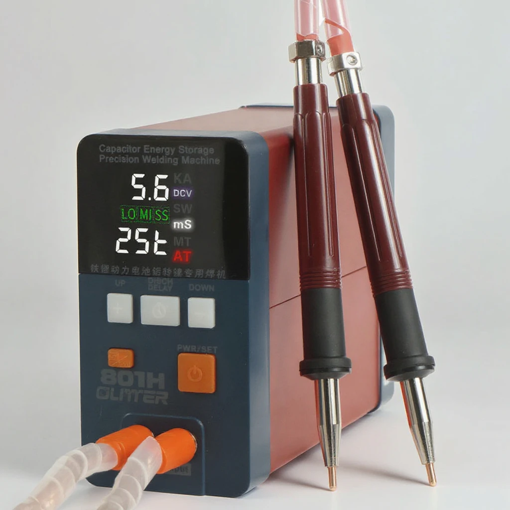 

801H High Power Pulse Spot Welding Machine Single Battery 220V Aluminum Nickel Large Butt Used New Condition Core Engine
