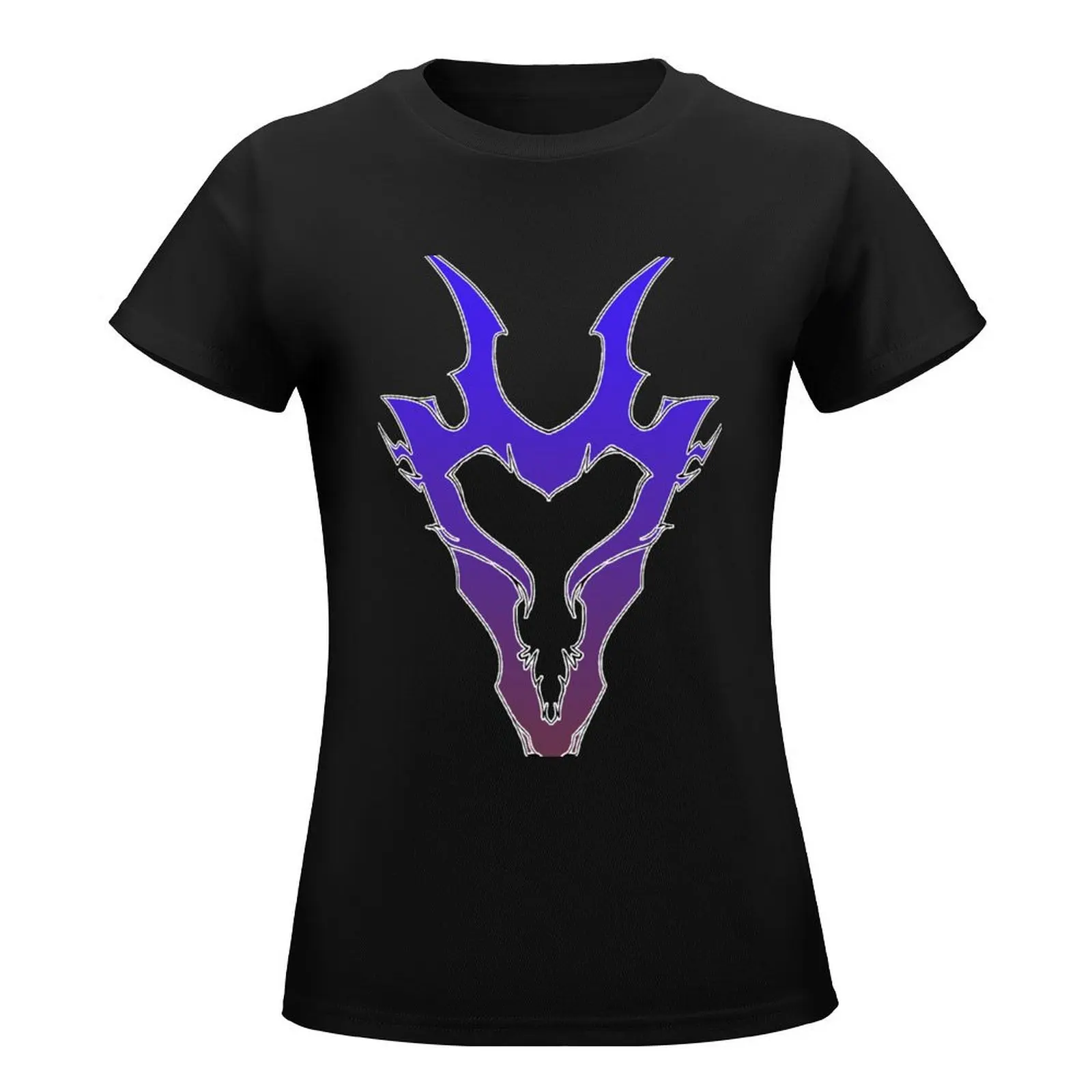 FFXIV Dragoon Soul Stone Crest T-Shirt plus size tops summer clothes Women's cotton t-shirt