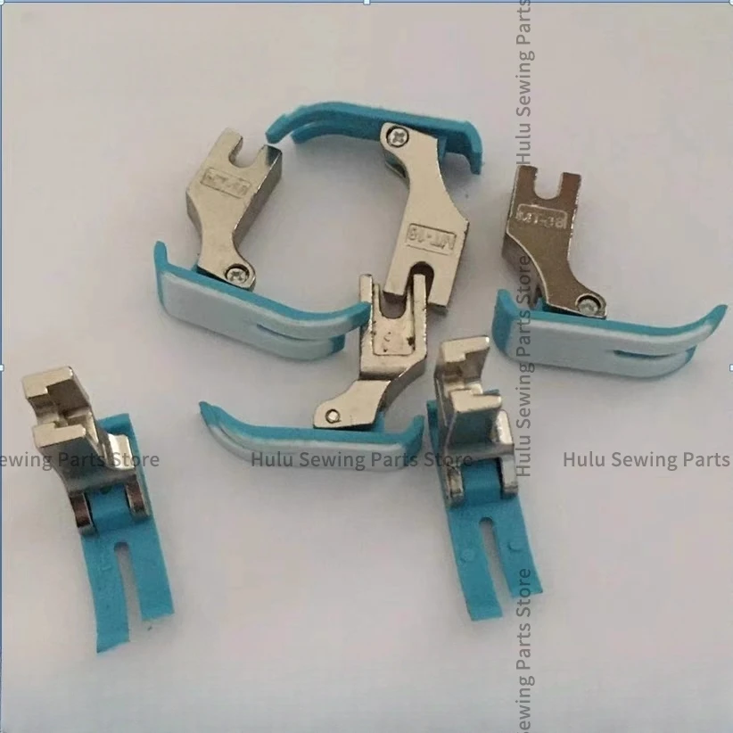 10PCS Blue Plastic Flat Presser Foot Mt-18 Aaa Original Presser Feet Wear-Resistant Jack Sewing Machine Imported Presser Foot