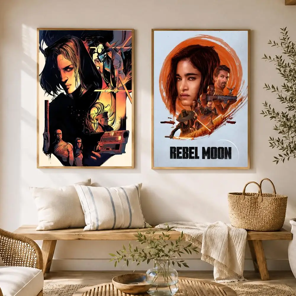 Sci-Fi Movie Rebel Moon Poster HD poster wall art self-stick no-residue for home cafe office great gift