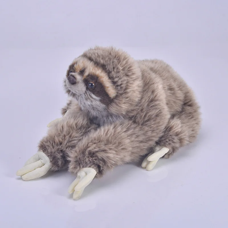 35cm Plüsch Tier Faul Sloth Drei Toed Echt Leben Gefüllte Weiche Tiere Puppe Folivora Spielzeug Geschenke